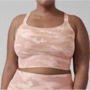Athleta Pink Camo Sports Bra